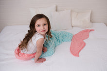 Load image into Gallery viewer, MERMAID TAIL BLANKETS - LUXE MINKY