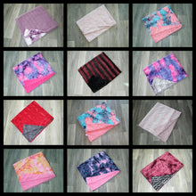 Load image into Gallery viewer, LUXE BLANKET - Twin Size to King Size - Panel Style - Choose Your Fabrics