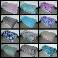 Load image into Gallery viewer, LUXE BLANKET - Twin Size to King Size - Panel Style - Choose Your Fabrics