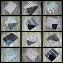 Load image into Gallery viewer, LUXE BLANKET - Twin Size to King Size - Panel Style - Choose Your Fabrics