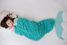 Load image into Gallery viewer, MERMAID TAIL BLANKETS - LUXE MINKY