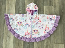 Load image into Gallery viewer, PONCHO - CIRCULAR STYLE - MINKY - Choose Your Fabrics