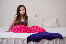 Load image into Gallery viewer, MERMAID TAIL BLANKETS - LUXE MINKY