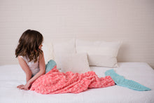 Load image into Gallery viewer, MERMAID TAIL BLANKETS - LUXE MINKY