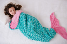 Load image into Gallery viewer, MERMAID TAIL BLANKETS - LUXE MINKY