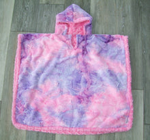 Load image into Gallery viewer, PONCHO - RECTANGULAR STYLE - MINKY  - Choose Your Fabrics
