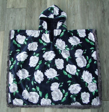 Load image into Gallery viewer, PONCHO - RECTANGULAR STYLE - MINKY  - Choose Your Fabrics