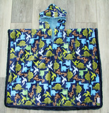 Load image into Gallery viewer, PONCHO - RECTANGULAR STYLE - MINKY  - Choose Your Fabrics