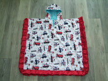 Load image into Gallery viewer, PONCHO - RECTANGULAR STYLE - MINKY  - Choose Your Fabrics