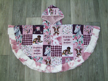 Load image into Gallery viewer, PONCHO - CIRCULAR STYLE - MINKY - Choose Your Fabrics