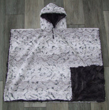 Load image into Gallery viewer, PONCHO - RECTANGULAR STYLE - MINKY  - Choose Your Fabrics