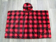 Load image into Gallery viewer, PONCHO - RECTANGULAR STYLE - MINKY  - Choose Your Fabrics