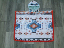 Load image into Gallery viewer, PONCHO - RECTANGULAR STYLE - MINKY  - Choose Your Fabrics