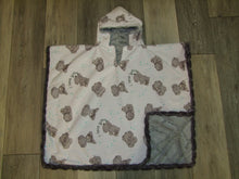 Load image into Gallery viewer, PONCHO - RECTANGULAR STYLE - MINKY  - Choose Your Fabrics