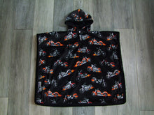 Load image into Gallery viewer, PONCHO - RECTANGULAR STYLE - MINKY  - Choose Your Fabrics