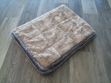 Load image into Gallery viewer, WEIGHTED BLANKET - Luxe Minky-  Choose Your Weight, Size and Fabric