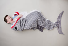 Load image into Gallery viewer, SHARK TAIL BLANKETS - LUXE MINKY
