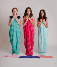 Load image into Gallery viewer, MERMAID TAIL BLANKETS - LUXE MINKY