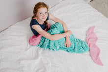 Load image into Gallery viewer, MERMAID TAIL BLANKETS - LUXE MINKY