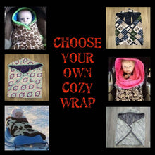 Load image into Gallery viewer, COZY WRAP BLANKET - Choose Your Fabrics