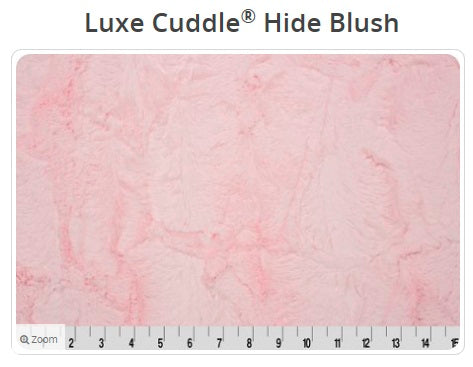 Blush Hide Minky, Luxe Cuddle Minky - Shannon Fabrics Minky