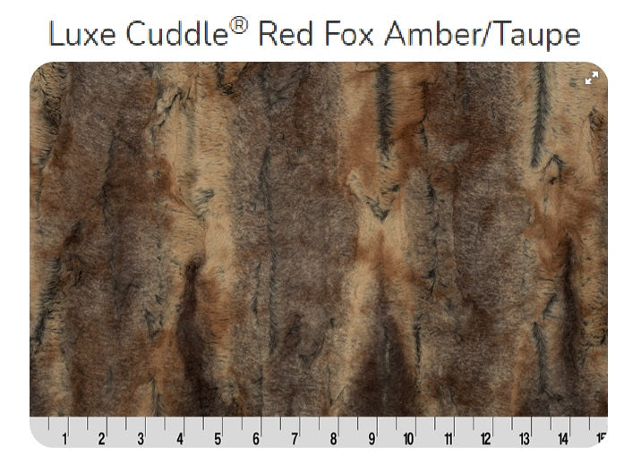 Luxe Cuddle Frost Lynx Natural / Taupe – Cozy Fabric Shop