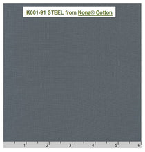 Load image into Gallery viewer, Steel (Charcoal) Kona Cotton