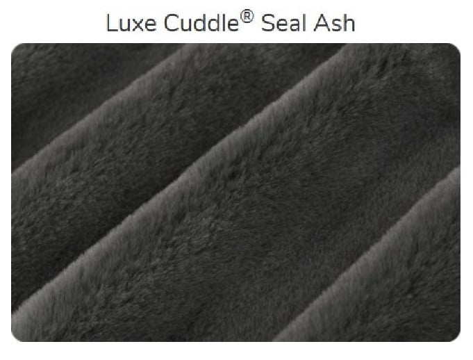Ash Seal LUXE Minky - Shannon Minky - Cuddle Minky