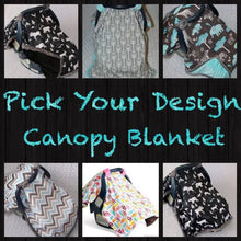 Load image into Gallery viewer, CANOPY BLANKET - Choose Your Fabrics
