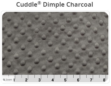 SALE- 70% OFF Dimple Charcoal Minky ~30