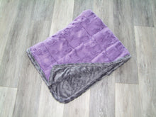 Load image into Gallery viewer, WEIGHTED BLANKET - Luxe Minky-  Choose Your Weight, Size and Fabric
