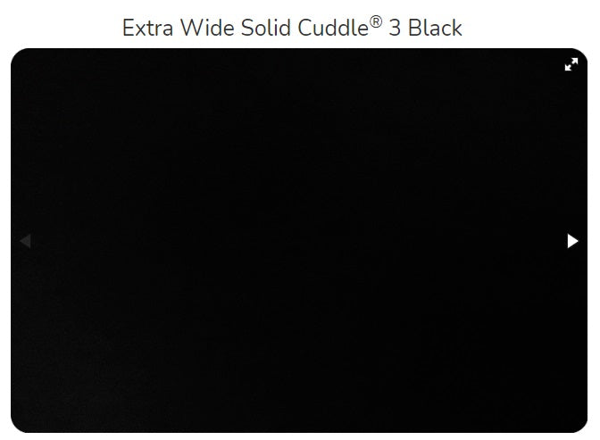 SALE- 40% OFF - 53x86 Black Extra Wide Cuddle