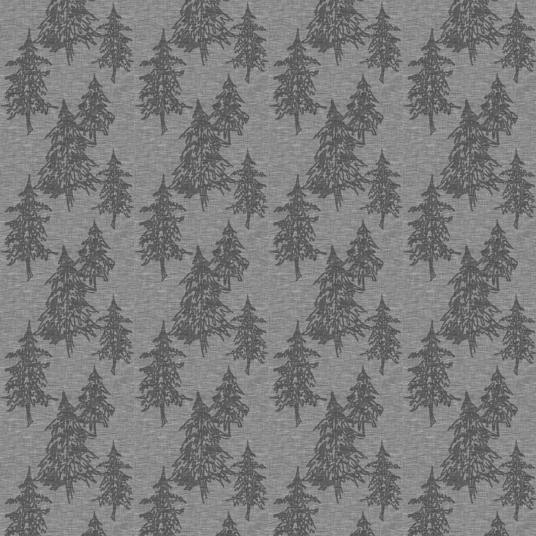 SALE 50% OFF Evergreen Trees Gray  19