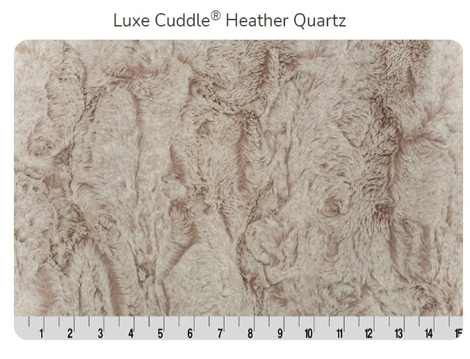 SALE- 30% OFF - Heather Quartz Minky 13