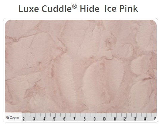 SALE- 30% OFF  ~14x60 Ice Pink Hide Luxe - last piece