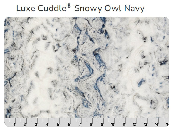 SALE- 30% OFF - 14x60 Snowy Owl Luxe Navy