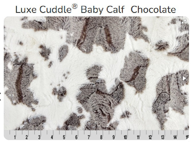 Luxe Cuddle Baby Calf Chocolate