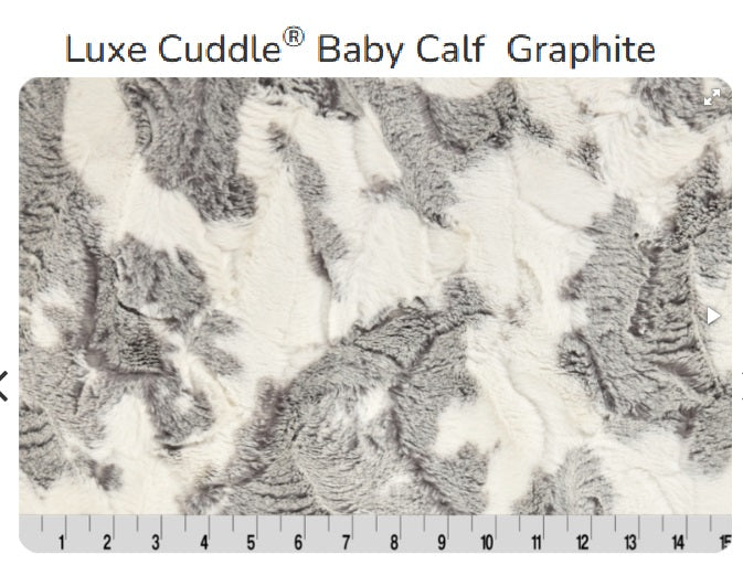 Luxe Cuddle Baby Calf Graphite