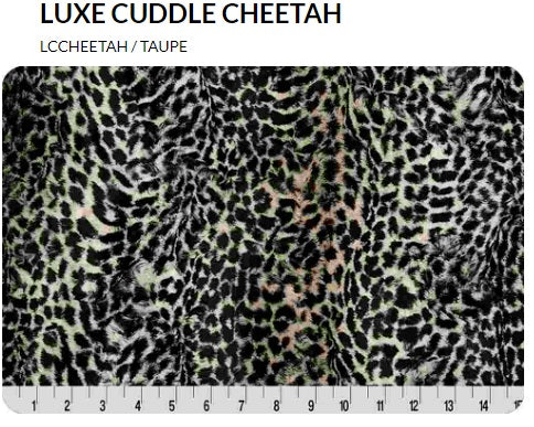 Luxe Cuddle Cheetah Taupe