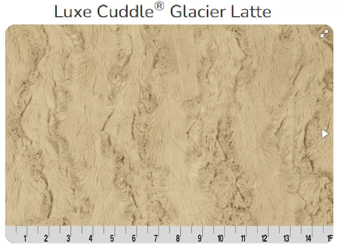 Glacier Latte LUXE Minky - Shannon Minky - Cuddle Minky