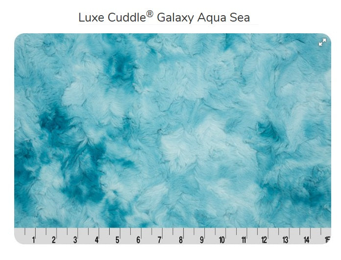 Luxe Cuddle Galaxy Aqua Sea