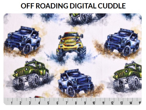 Off Road Digital Cuddle - Shannon Fabrics