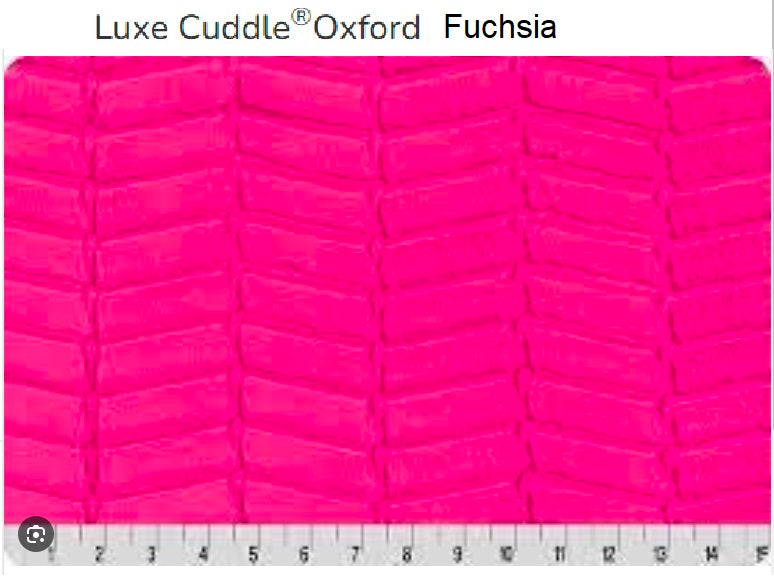 Luxe Cuddle Oxford Fuchsia