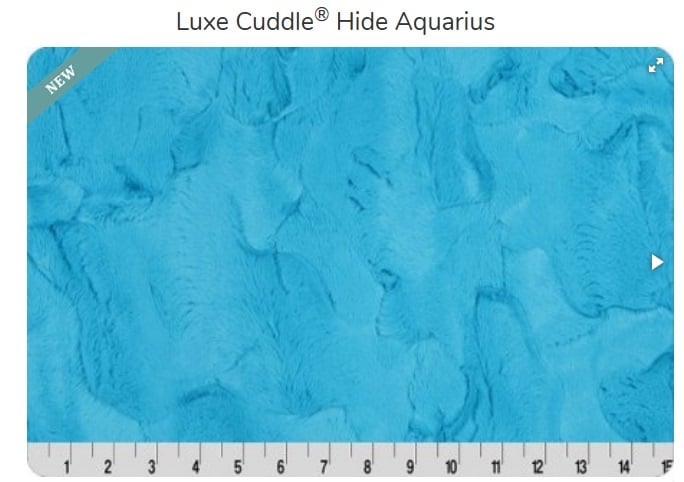 Luxe Cuddle Hide Aquarius - Shannon Fabrics