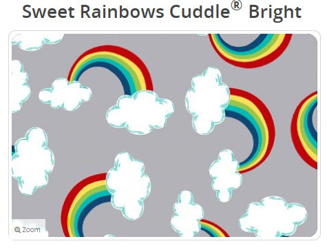 Sweet Rainbows Cuddle Bright - Shannon Fabrics