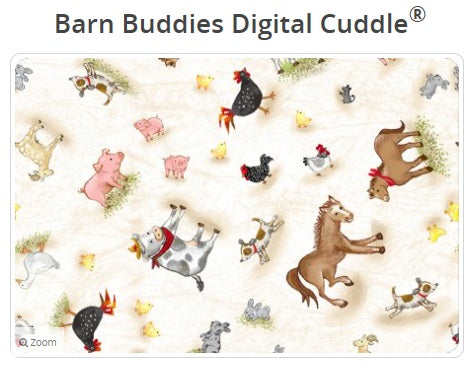 Barn Buddies DIGITAL Cuddle - Shannon Fabrics