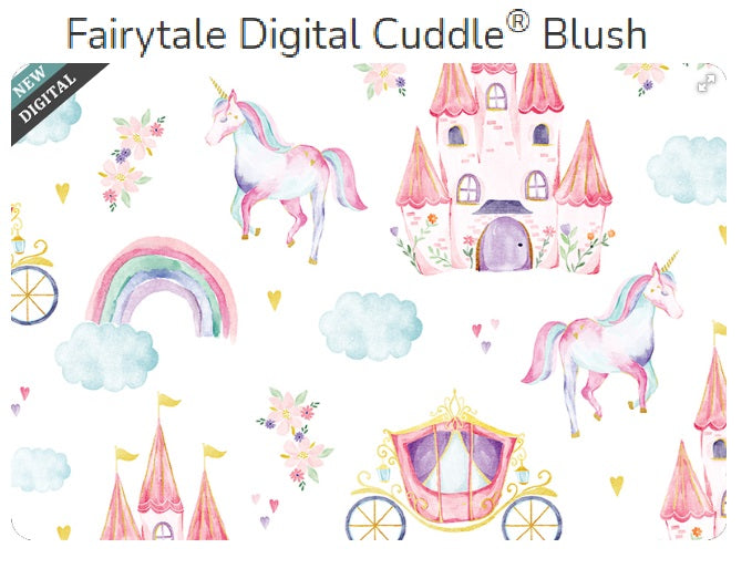 Fairy Tale DIGITAL Cuddle Blush- Shannon Fabrics
