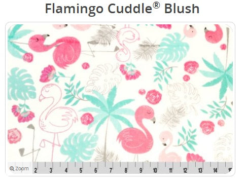 Flamingo Cuddle Blush - Shannon Fabrics