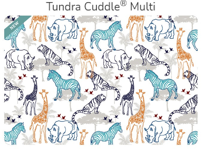 Tundra DIGITAL Cuddle Multi- Shannon Fabrics