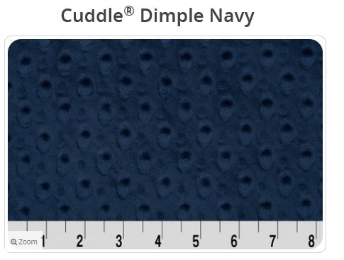 Cuddle Dimple Navy - Shannon Fabrics